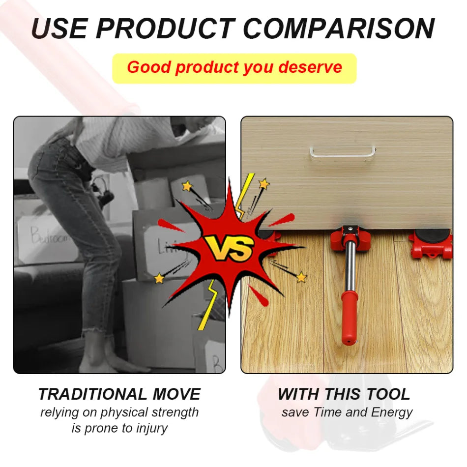 Heavy-Duty Furniture Mover & Lifter Set (5 PCS)