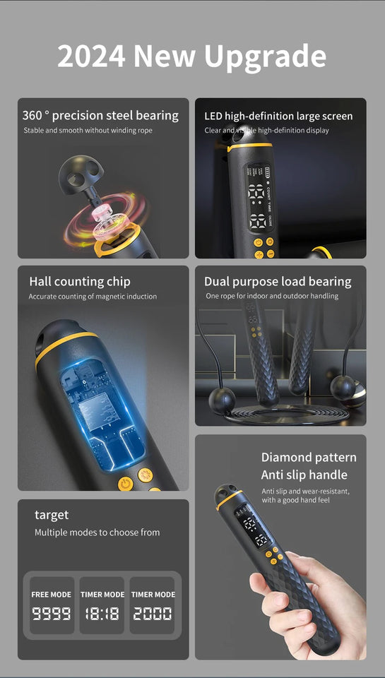 Smart  Rechargeable Jump Rope Pro