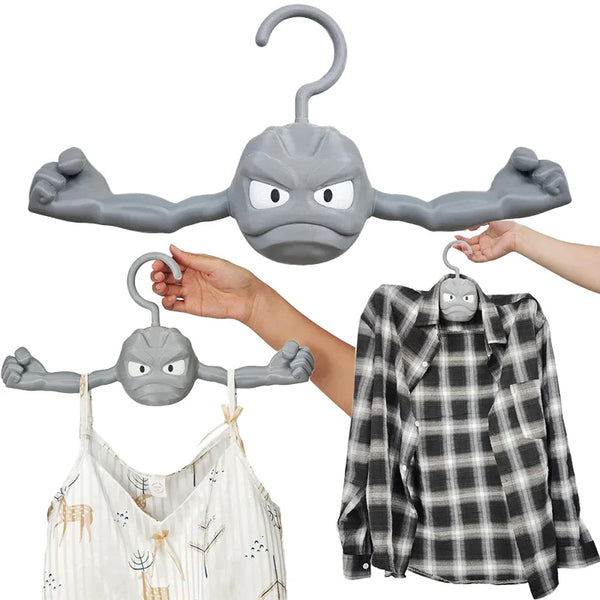 Geodude™ 3D Cartoon Clothes Hanger