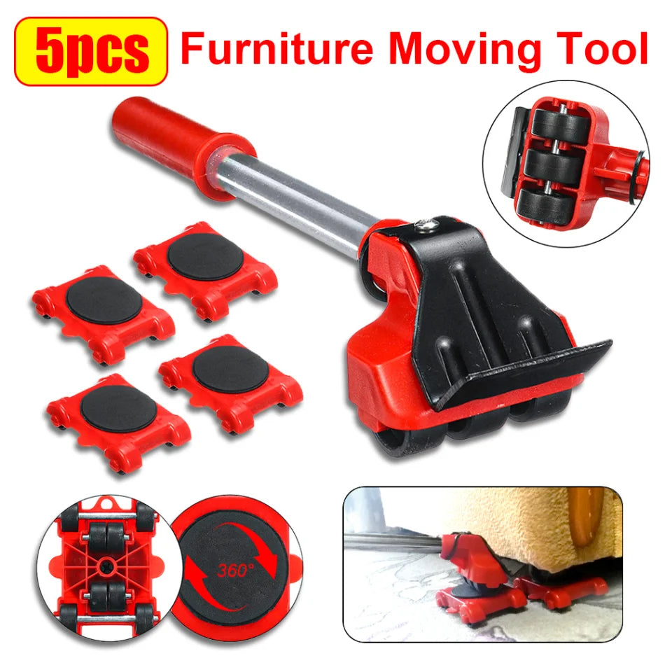 Heavy-Duty Furniture Mover & Lifter Set (5 PCS)