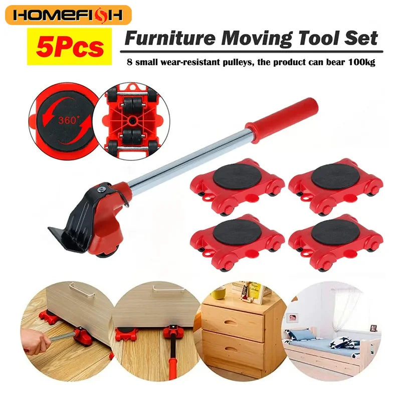 Heavy-Duty Furniture Mover & Lifter Set (5 PCS)