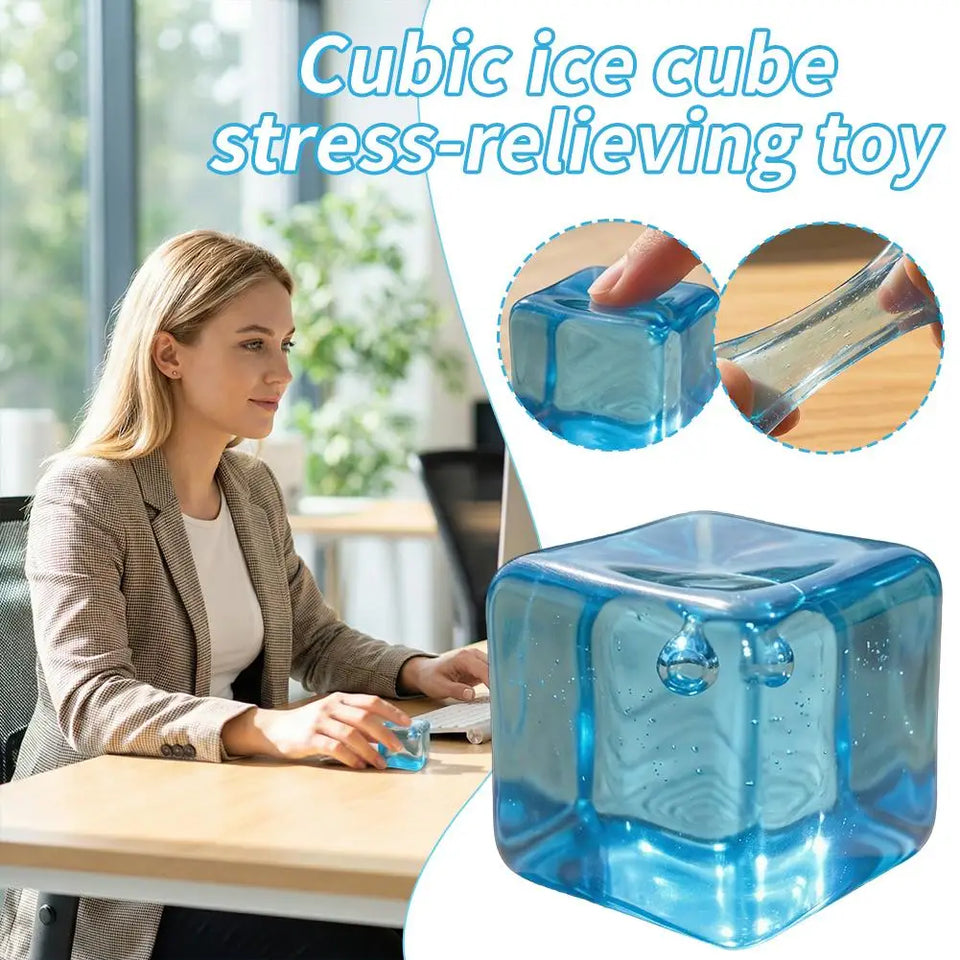 Crystal Ice Cube Stress Relief Toy