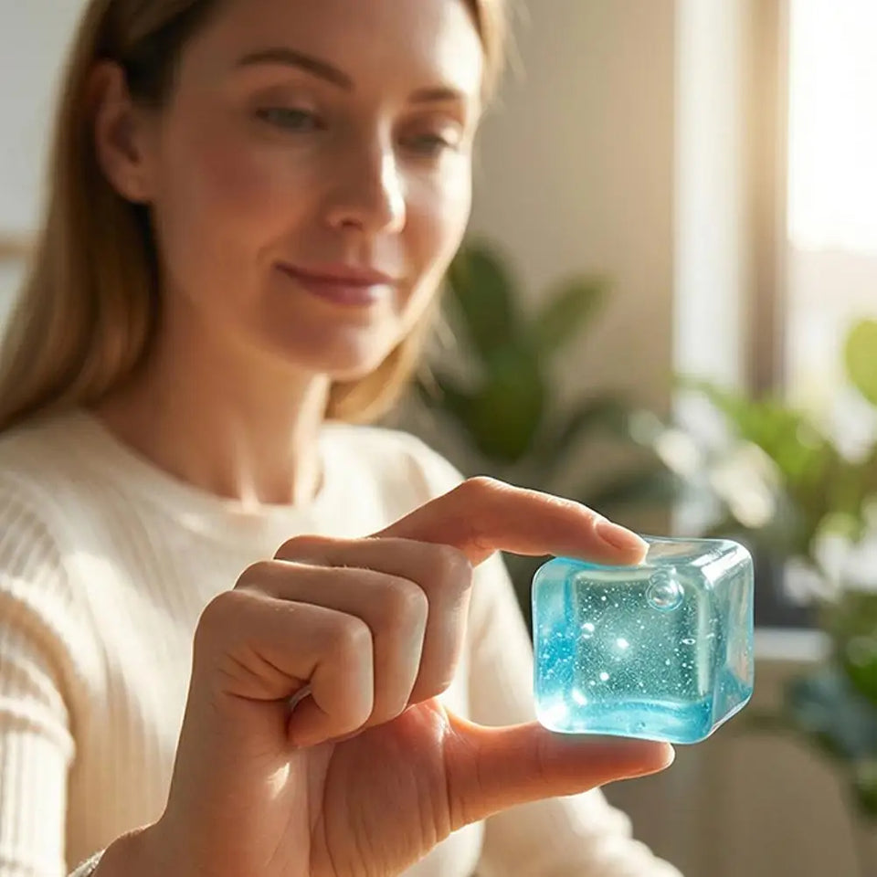 Crystal Ice Cube Stress Relief Toy