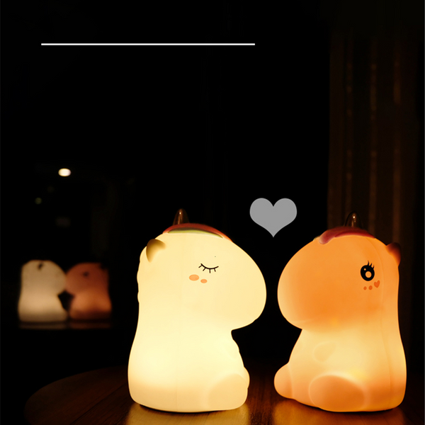 Creative USB Rechargeable Colorful Unicorn Night Light